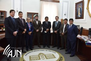 Pleno del TSJ y Ministro de Justicia y Transparencia Institucional acuerdan proceso de socialización de Proyecto de Reforma Judicial