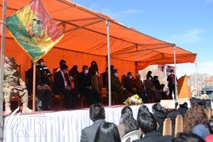 Magistrado Aguayo y autoridades judiciales de Potosí inauguran plataforma de atención al público en Uyuni