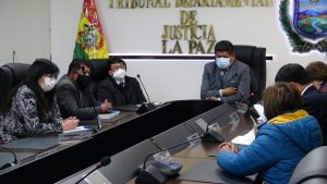 Magistrado Berrios, recibió propuestas y coordinó acciones con vocales del TDJ de La Paz