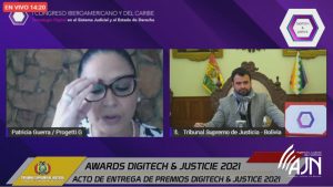 Presidente del TSJ recibe el premio «Sistema Judicial líder en la Inclusión Social» desde España