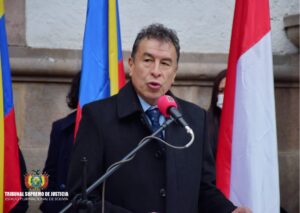 Magistrado Jaimes resalta la tarea de los bolivianos por preservar el legado de los próceres de la independencia y libertad de país