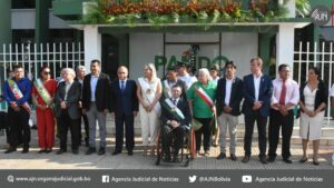 El Presidente del TSJ rinde homenaje en Cobija a la gloriosa batalla del Bahía