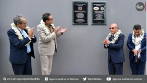 Órgano Judicial entrega una moderna Casa Judicial en Quillacollo para beneficiar a más de 20 mil familias