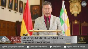 El presidente del TSJ presentó las proyecciones que se tienen para la institución judicial en la gestión 2024