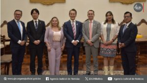 Japón y Bolivia fortalecen cooperación judicial con miras a la digitalización del sistema de justicia